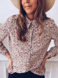 Fashion Long Sleeve Printed Blouse Shirt