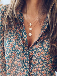 Loose Long Sleeve Tops Floral Printed Blouses Boho Shirt