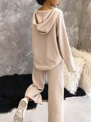 Casual Fashion Knitted Wide-leg Pants