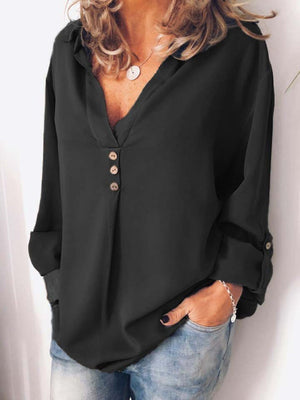 Loose Casual Daily Long Sleeve Shirt